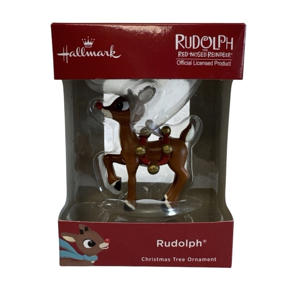 Hallmark Rudolph the Red-Nosed Reindeer Christmas Tree Ornament 2HCM4039 Brown